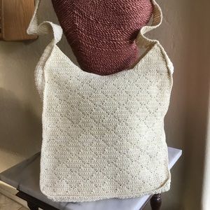 NWOT Carlo D’Santi Crocheted Handbag
